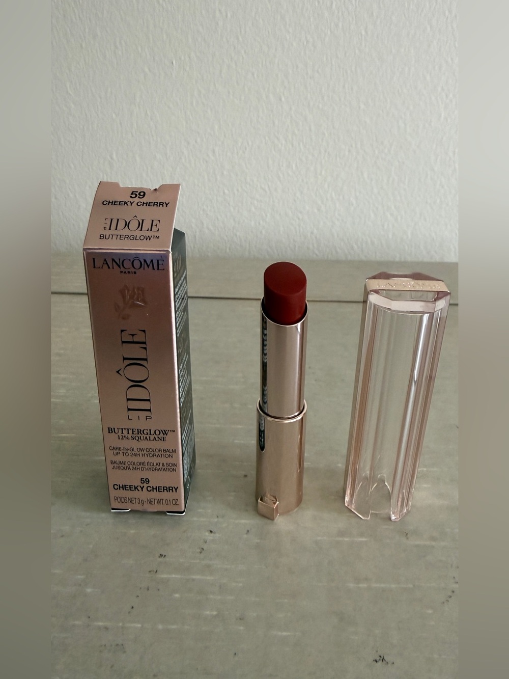 Lancôme Idôle Butterglow Lip Balm - Cheeky Cherry (59)